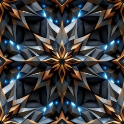 Free Metallic Star Pattern Image - Metallic, Geometric, Pattern ...