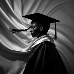 Free Graduation in Shadow Image - Graduation, Academic, Monochrome ...