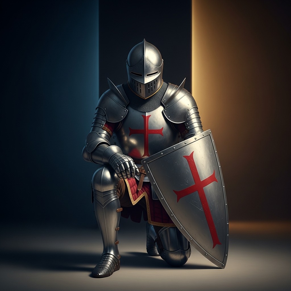 Free Knight In Prayer Photo - Knight, Armor, Medieval | Download at ...