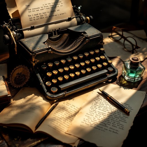 Free Creative vintage workspace Image - Vintage, Creativity, Typewriter ...