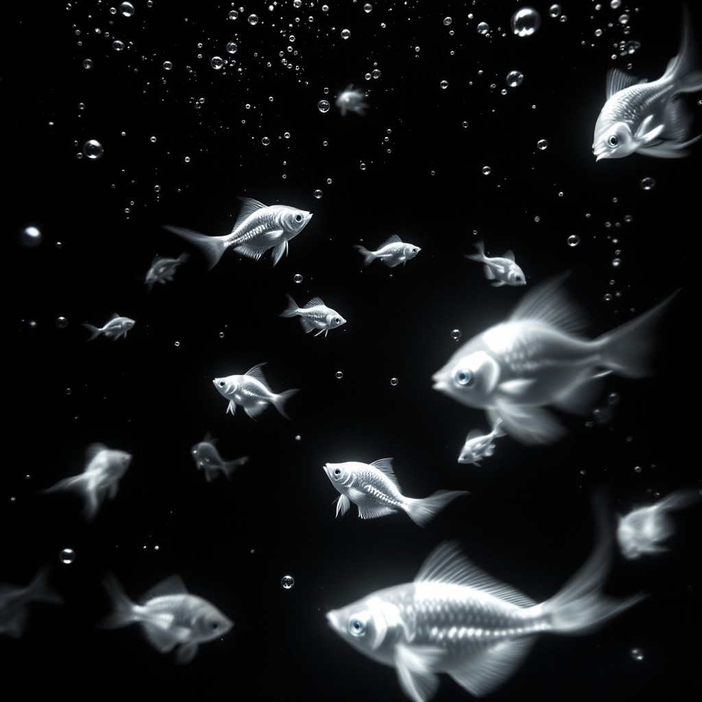 Free Luminous Swimming Fish Image - Fish, Underwater, Luminescent ...