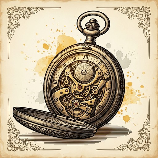 Old Watch Graphics Free Vintage Timepiece Illustration Image - Vintage, Watch, Timepiece ...