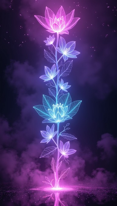 Free Luminous Lotus Ascension Image - Lotus, Neon, Glowing | Download ...