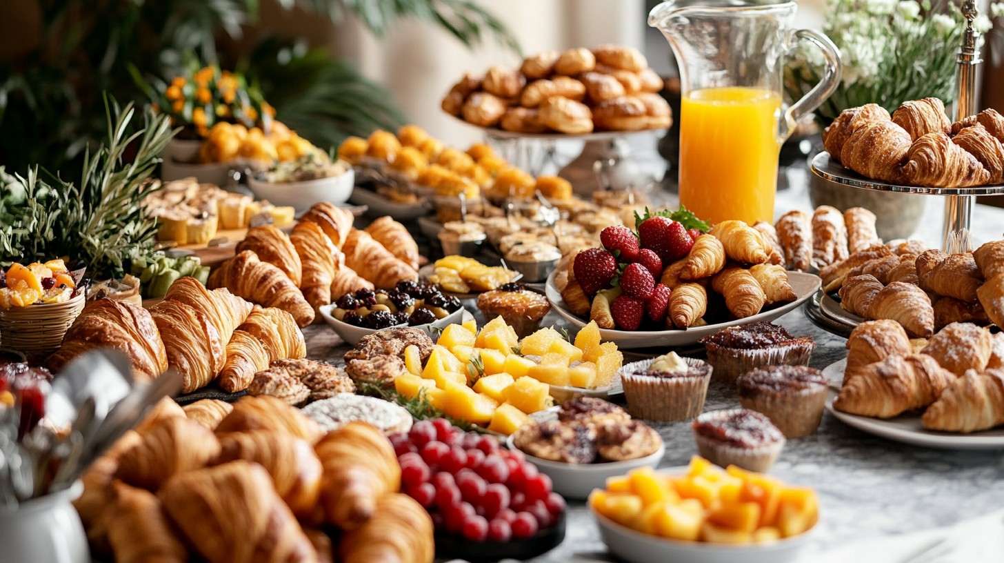 Free Lavish Breakfast Spread Image - Breakfast, Buffet, Pastries ...
