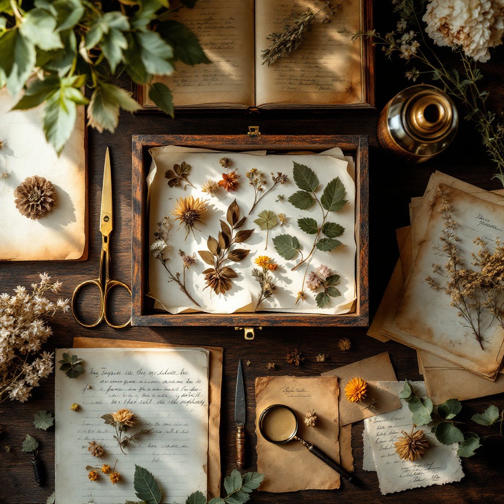 Free Botanical Treasure Box Image - Botanical, Vintage, Pressed ...