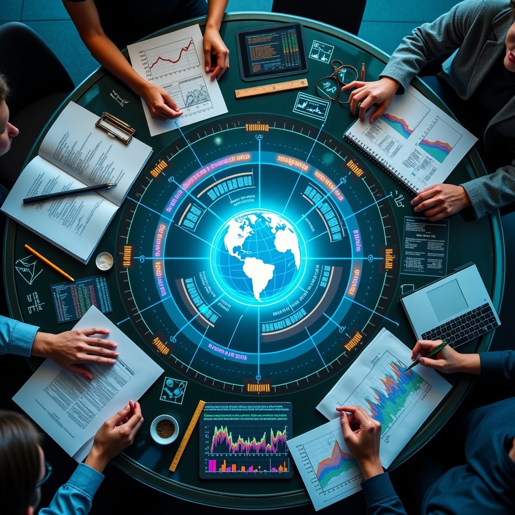 Free Global Data Collaboration Image - Data, Analysis, Global ...