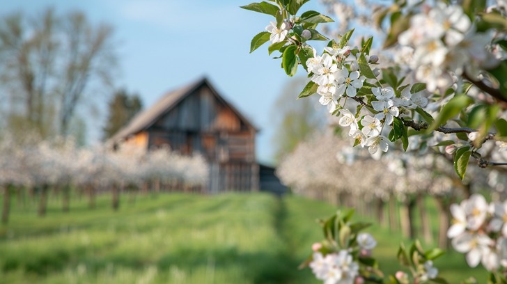 Free Blossoming Orchard Retreat Image - Spring, Blossoms, Orchard ...