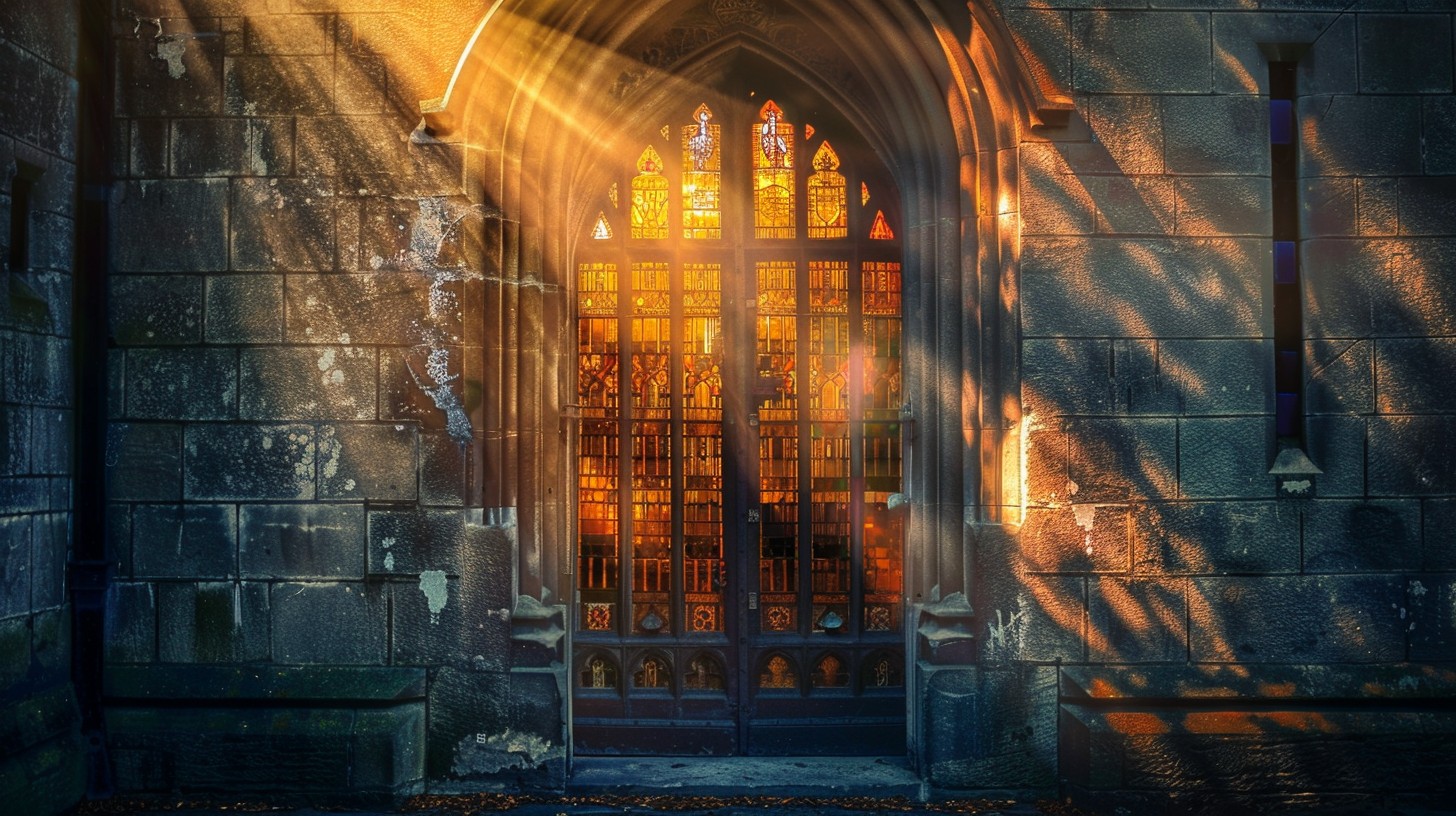 illuminated-gothic-windows-