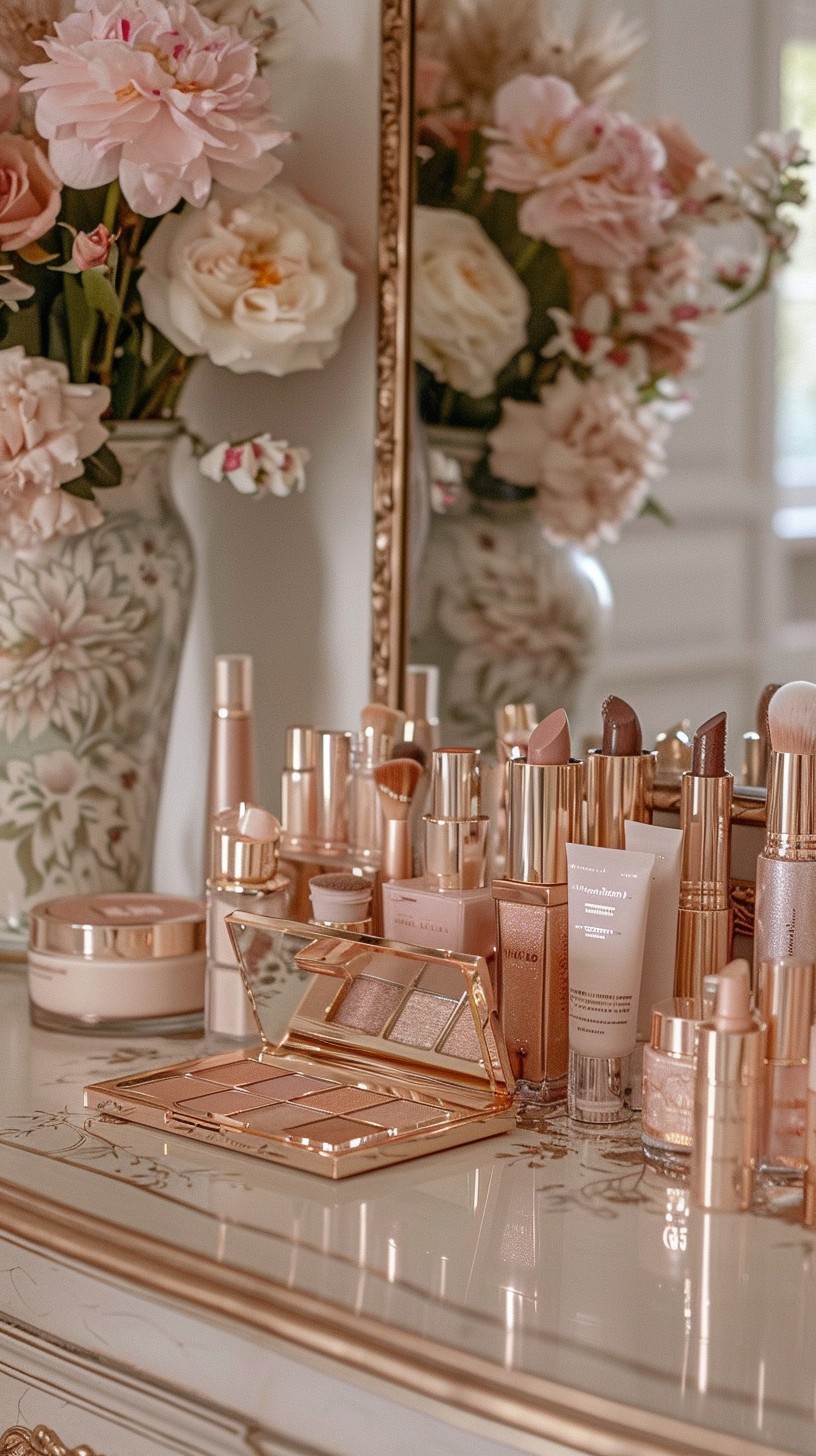 Free Elegant Makeup Collection Image - Makeup, Vanity, Elegance ...