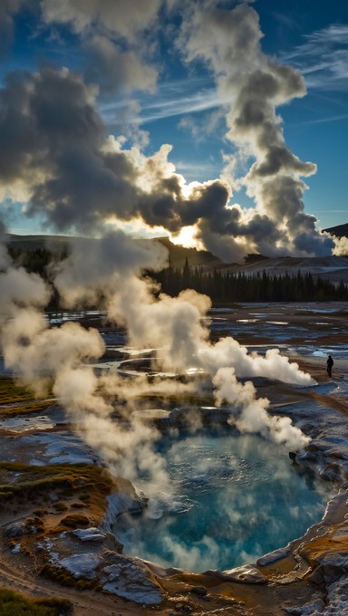 Free Geothermal Paradise Found Image - Geothermal, Steam, Turquoise ...