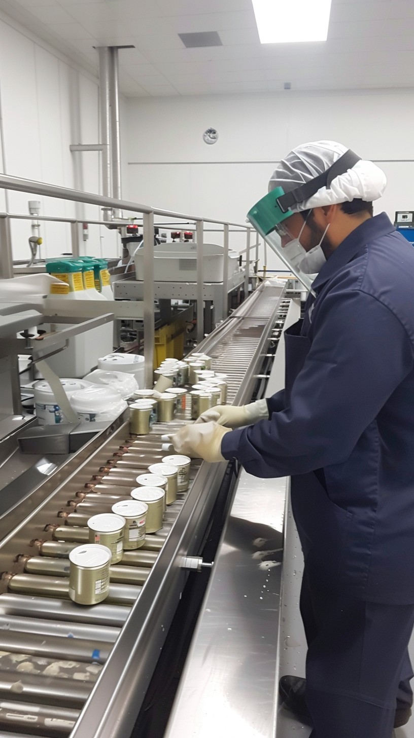 Free Factory Quality Control Image - Factory, Worker, Cans | Download ...