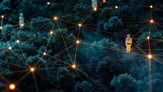 Free Connected Through Light Image - Connection, Network, Technology ...