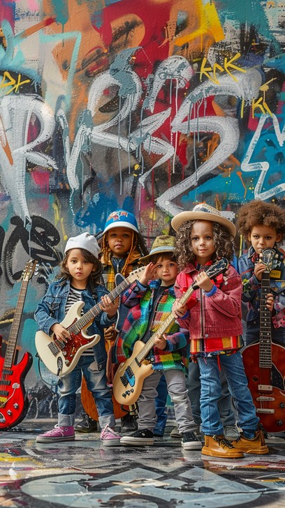 Free Band of Children Image - Children, Music, Graffiti | Download at ...