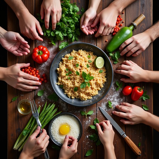 Hand Make Food Free Hands Creating Meal Image - Cooking, Collaboration, Food ...