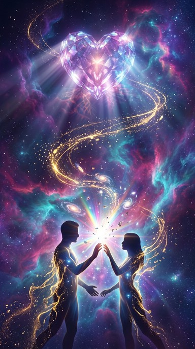Free Cosmic Love Connection Image - Couple, Fantasy, Surreal | Download ...