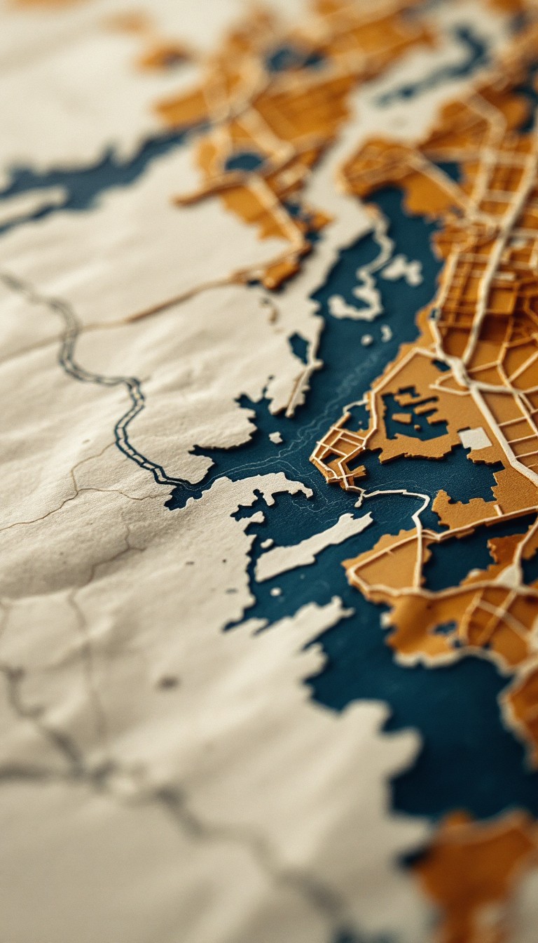Free Vintage Bay Map Image - Map, Vintage, Cartography | Download at ...