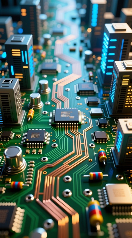Free Electronic Circuit Landscape Image - Circuit, Electronics ...