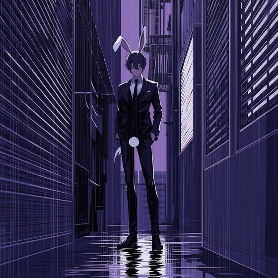 Free Mysterious Bunny Gentleman Image - Anime, Manga, Illustration ...