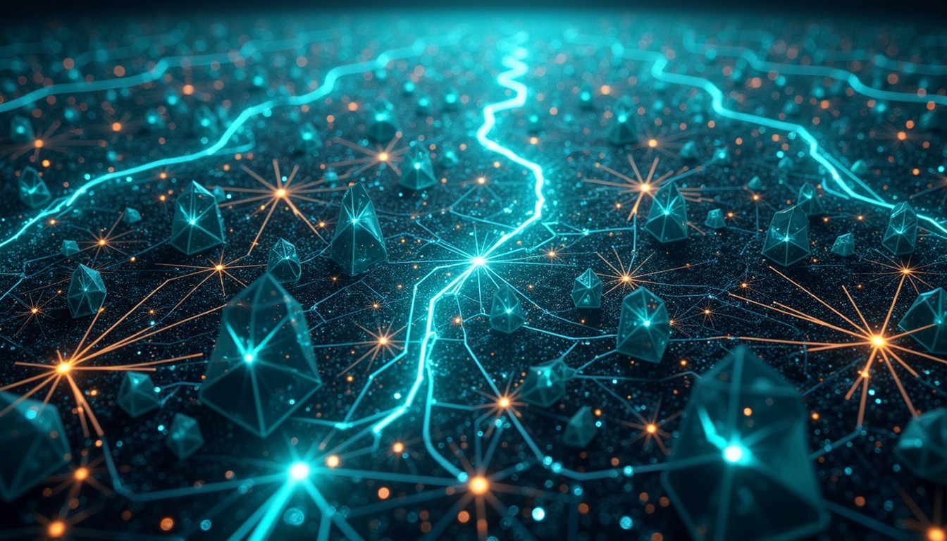 Free Luminous Network Connections Image - Network, Digital, Quantum ...