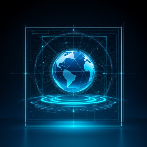 Free Global Tech Interface Image - Holographic, Digital, Globe ...