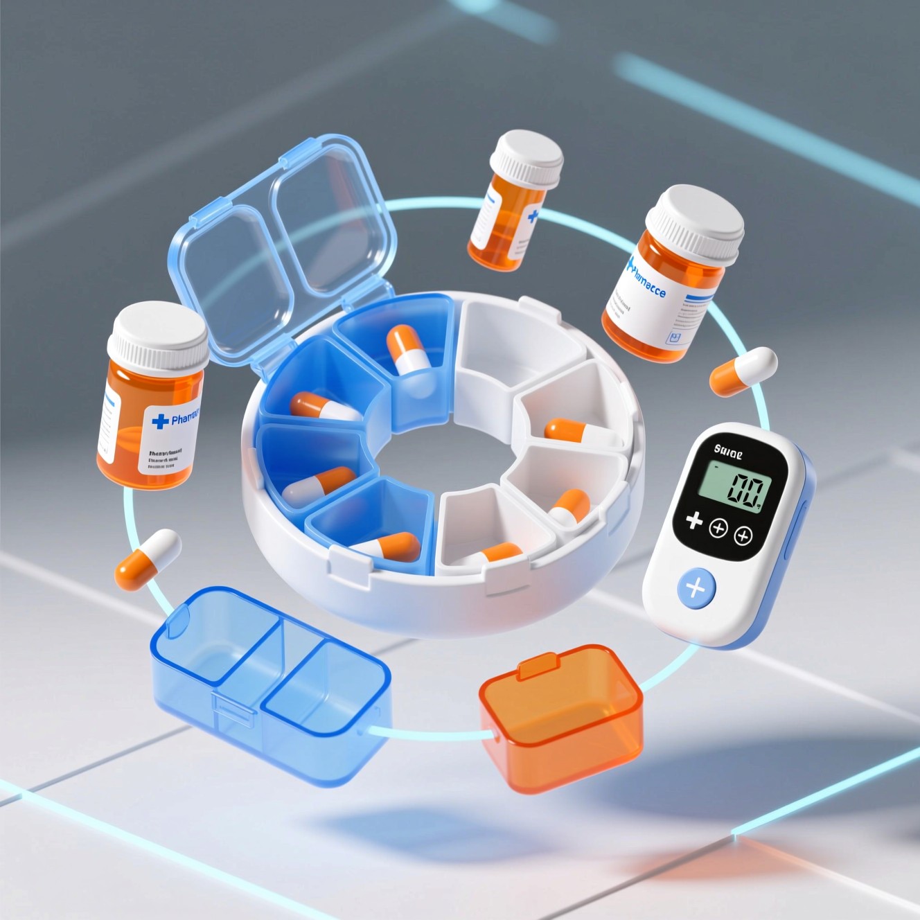 Free Smart Pill System Image - Medication, Pills, Organizer | Download ...