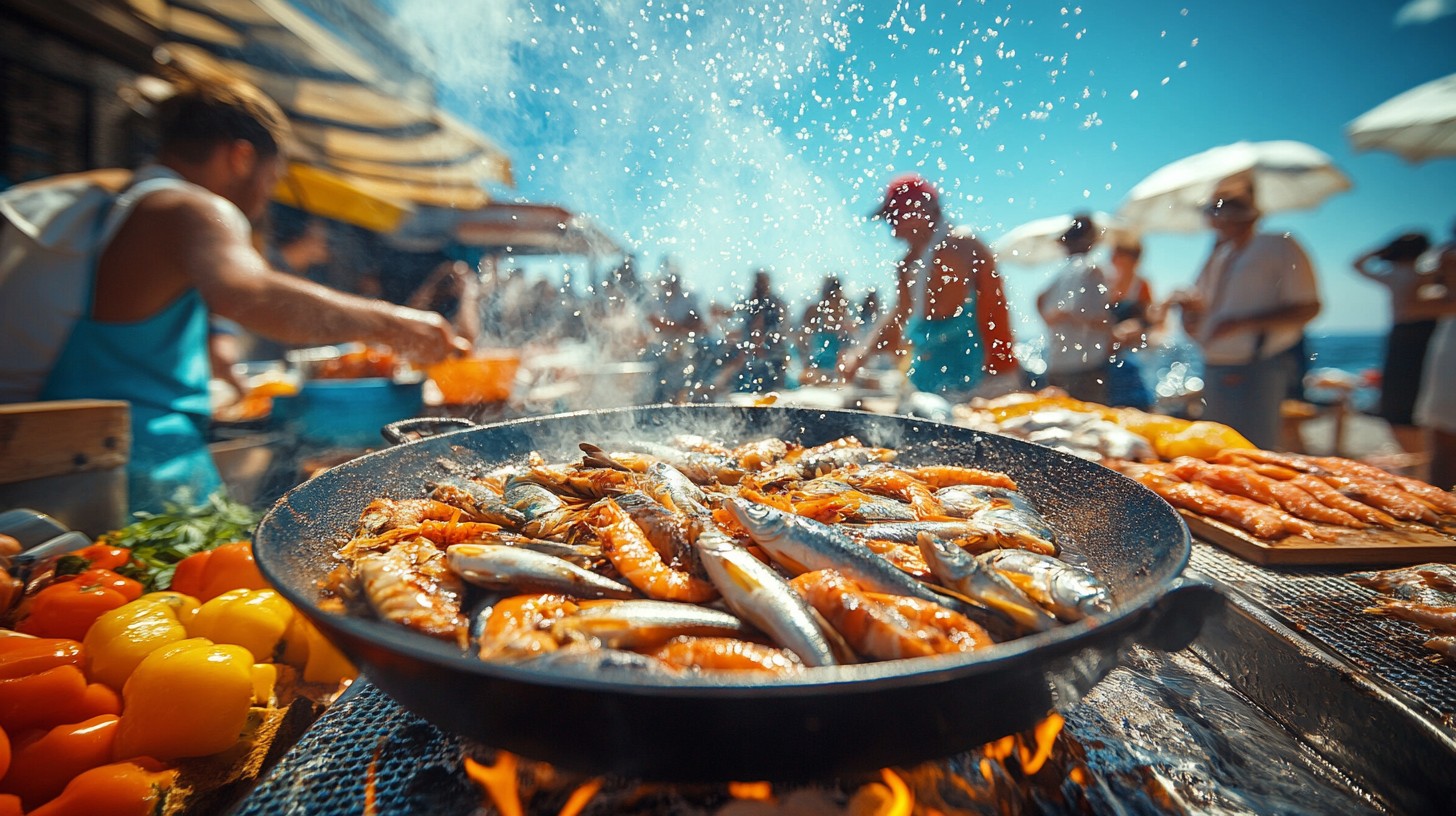 Sizzling Out Free Sizzling Seafood Cookout Image - Seafood, Market, Cooking ...