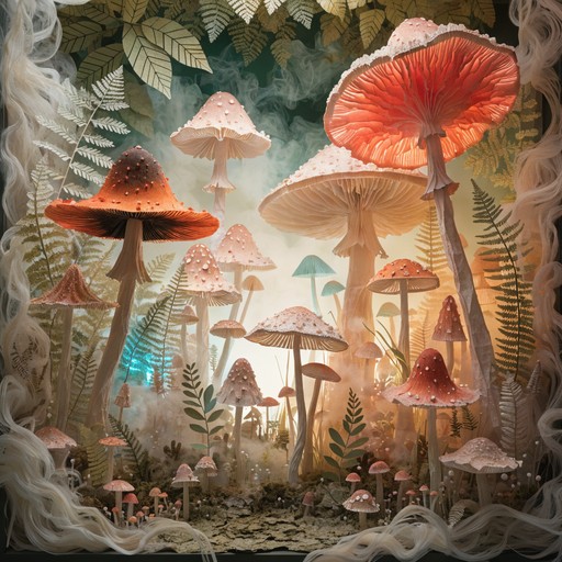 Free Enchanted Mushroom Diorama Image - Mushroom, Forest, Paper ...