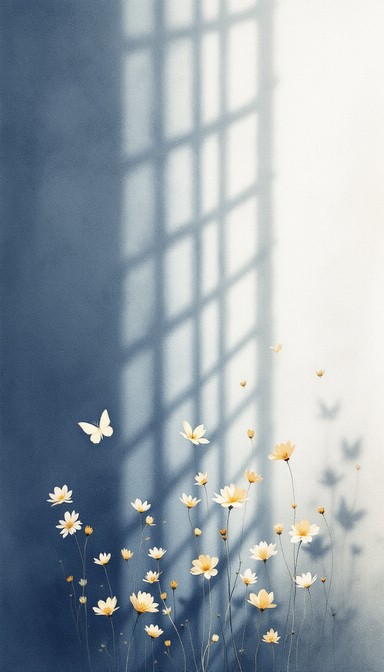 Free Shadows Become Butterflies Image - Watercolor, Minimalist ...