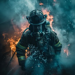 Free Firefighter in Action Image - Firefighter, Hero, Bravery ...
