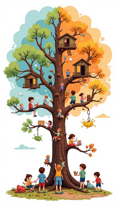 Free Childhood's nurturing tree Image - Tree, Childhood, Growth ...