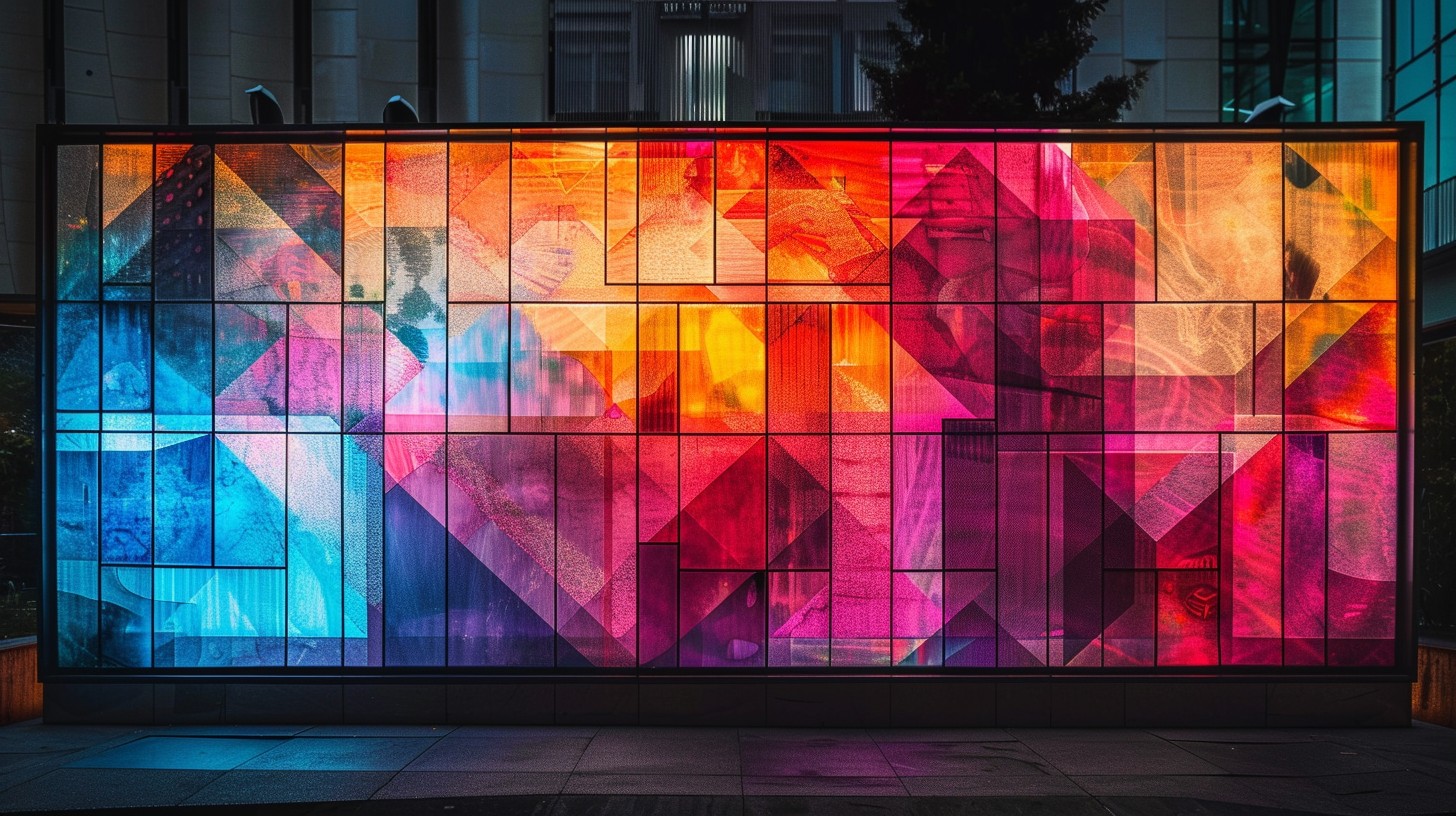 Free Illuminated Colorful Display Image - Art, Lighting, Geometry ...