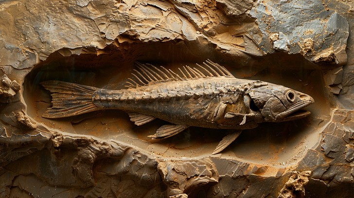 Fish Fossilizing Free Fossilized Fish Remains Image - Fossil, Fish, Ancient | Download ...