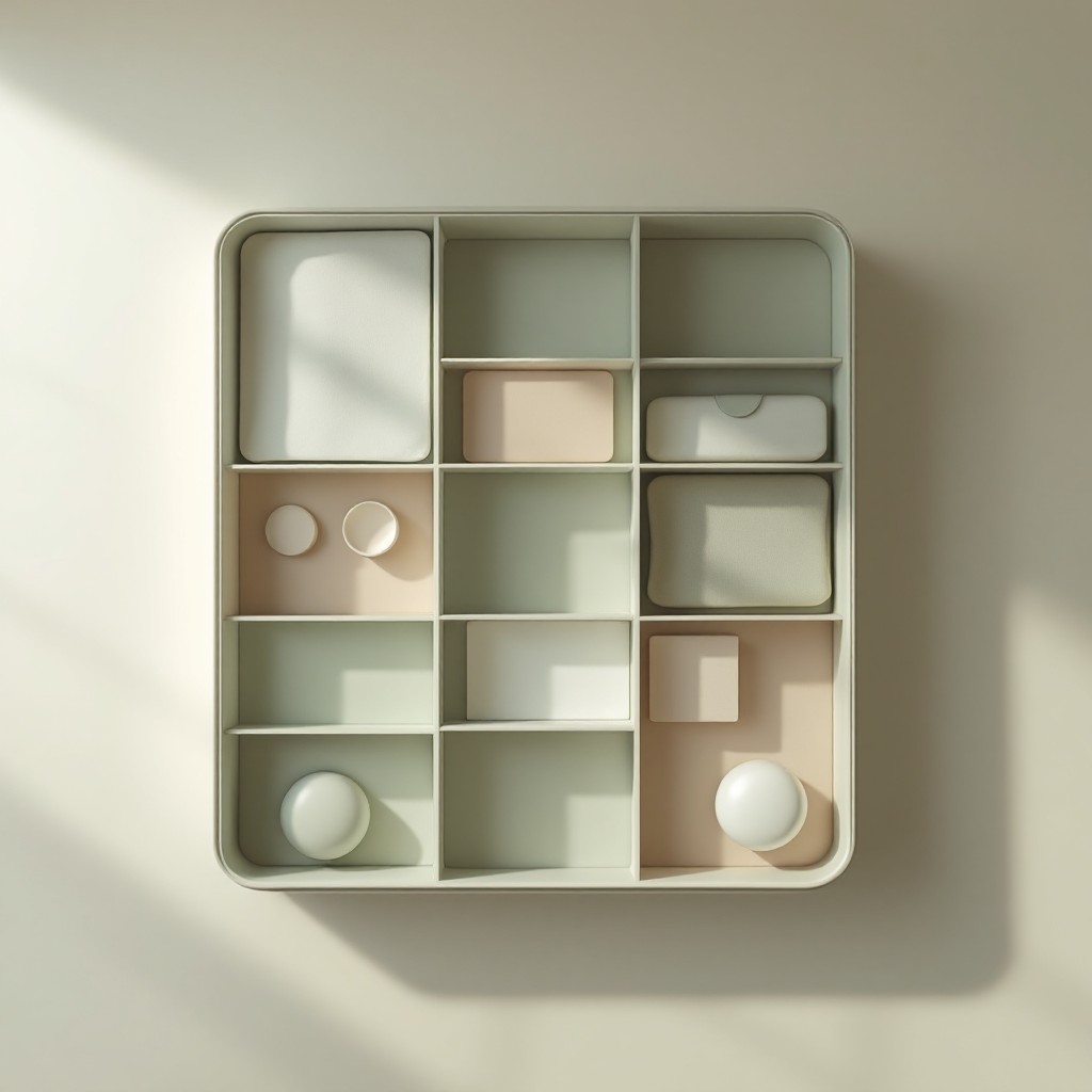 Free Organized Geometric Storage Image - Storage, Minimalist, Geometric ...