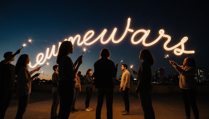 Free Luminous Night Writing Image - Silhouettes, Twilight, Dusk ...