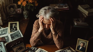 Free Elderly woman reminisces Image - Elderly, Woman, Reminiscing ...
