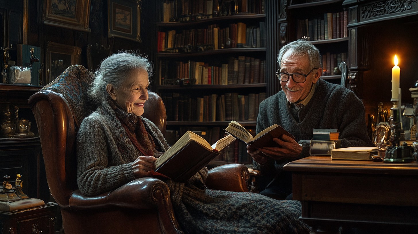 Reading Infromation Evening Free Cozy reading evening Image - Elderly, Reading, Books | Download at ...