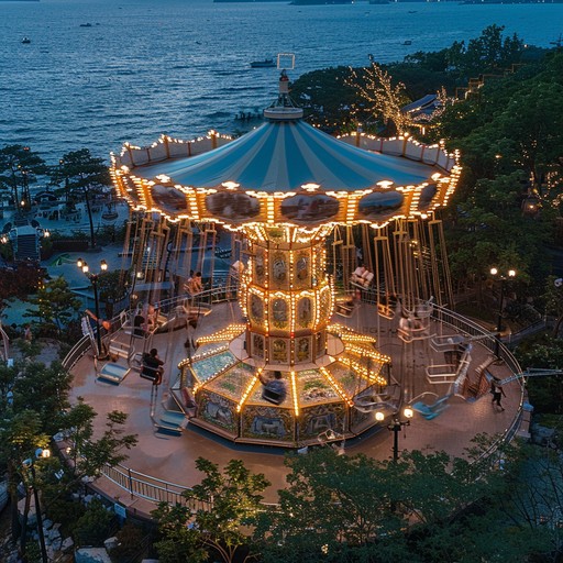 Free Winter Carousel Evening Image - Carousel, Winter, Evening ...