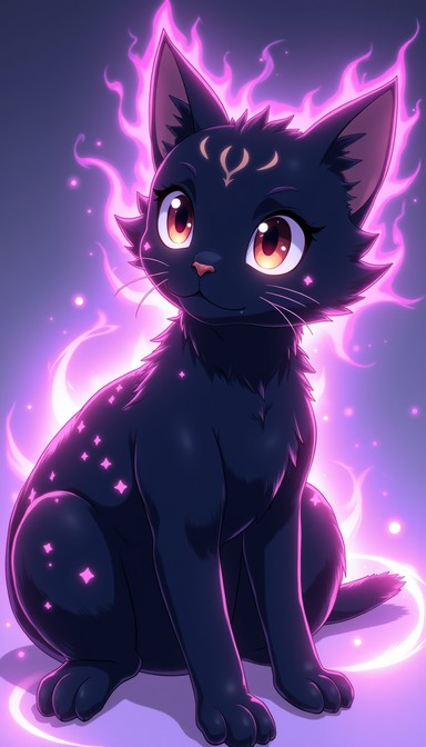 Free Ethereal Feline Magic Image - Cat, Mystical, Anime | Download at ...
