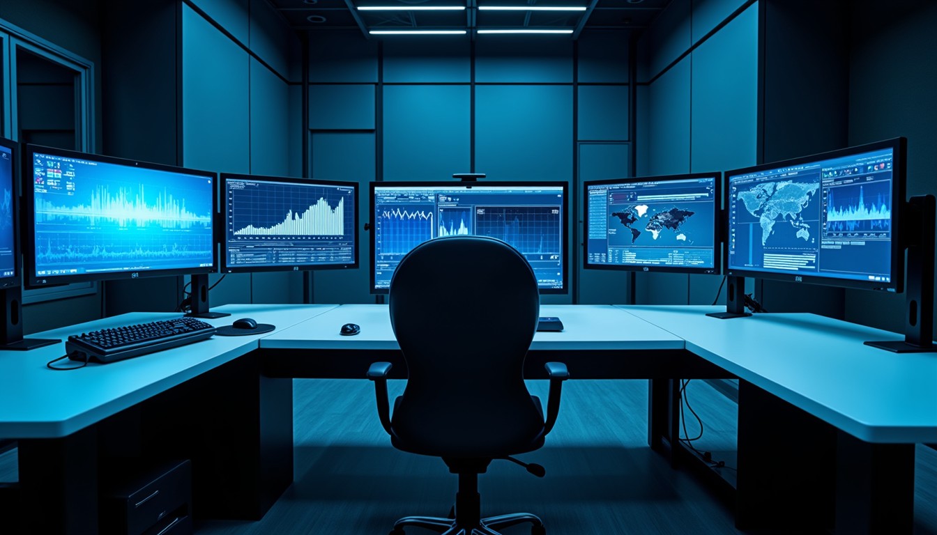 Free Blue Tech Hub Image - Tech, Futuristic, Monitors | Download at ...