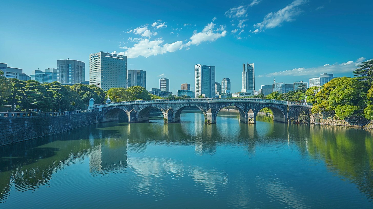 Urban Rivers Photography Free Urban River View Image - City, River, Bridge | Download at StockCake