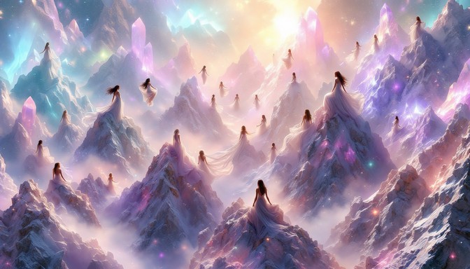 Celestial Ridge Free Celestial Mountain Dreams Photo - Ethereal, Mystical, Mountains ...