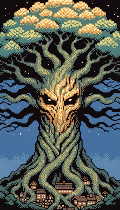 Free Ancient Pixel Guardian Image - Pixel, Tree, Guardian | Download at ...
