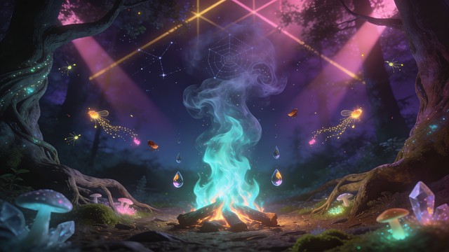 Magic Forest Fire Free Mystical Forest Fire Image - Fantasy, Magical, Mystical | Download ...