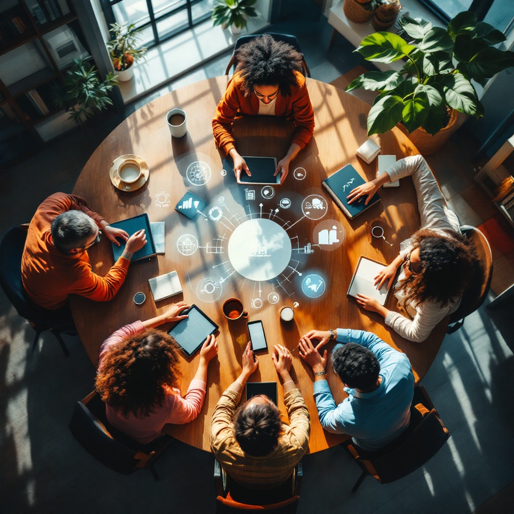 Free Collaborative Minds Unite Image - Collaboration, Teamwork, Meeting ...