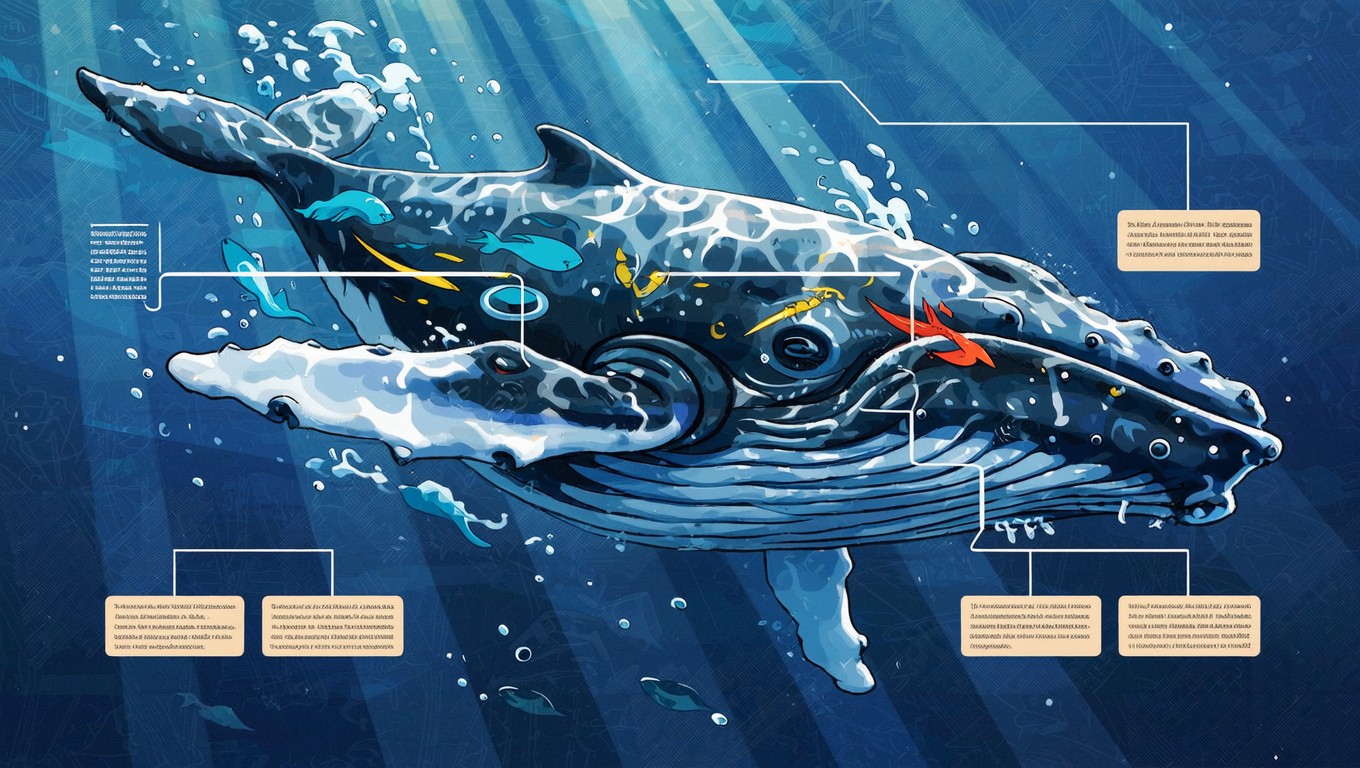 Whale Reference Free Whale Anatomy Diagram Image - Whale, Anatomy, Educational ...