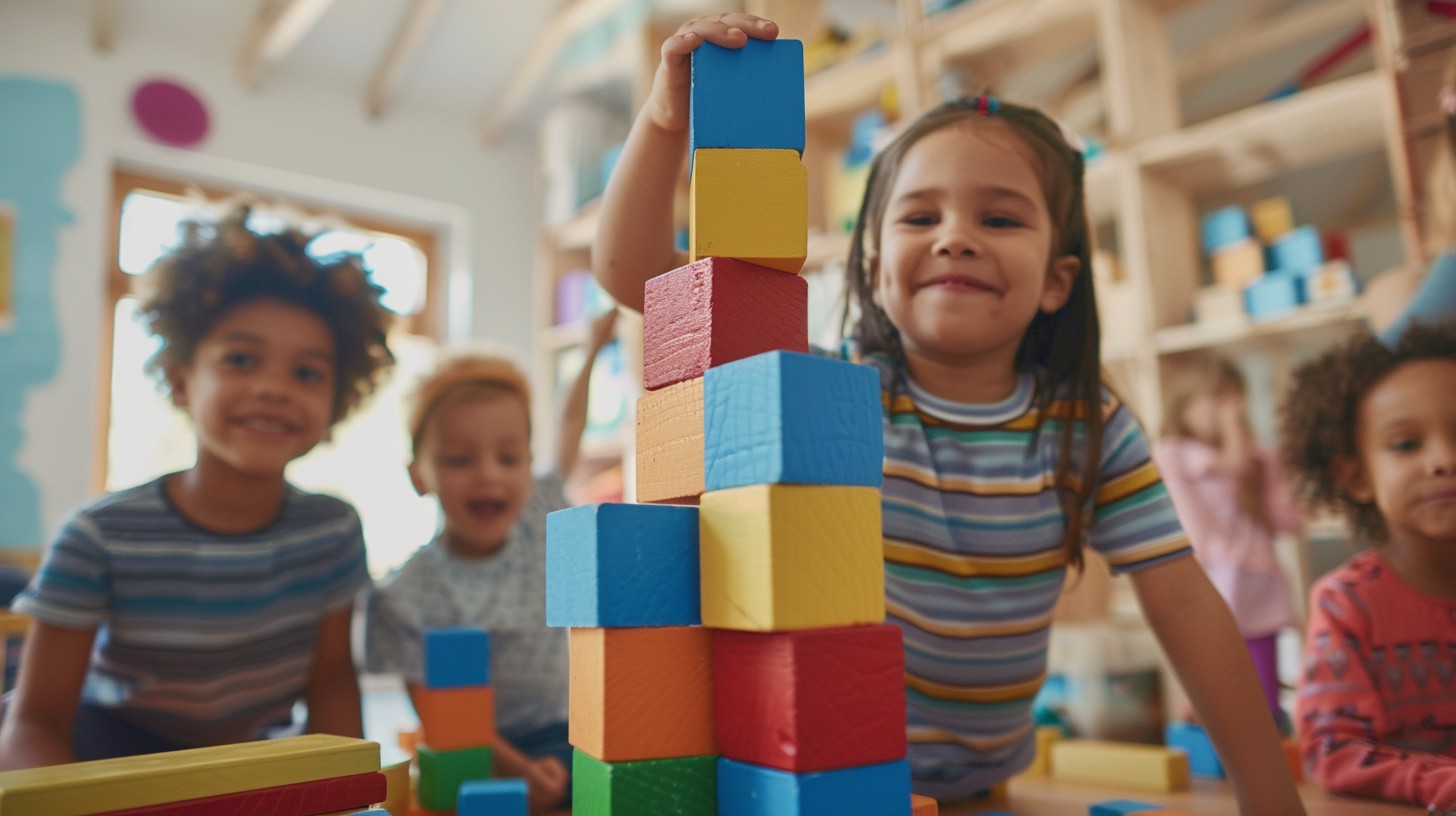 Free Joyful Building Play Image - Children, Blocks, Play | Download at ...