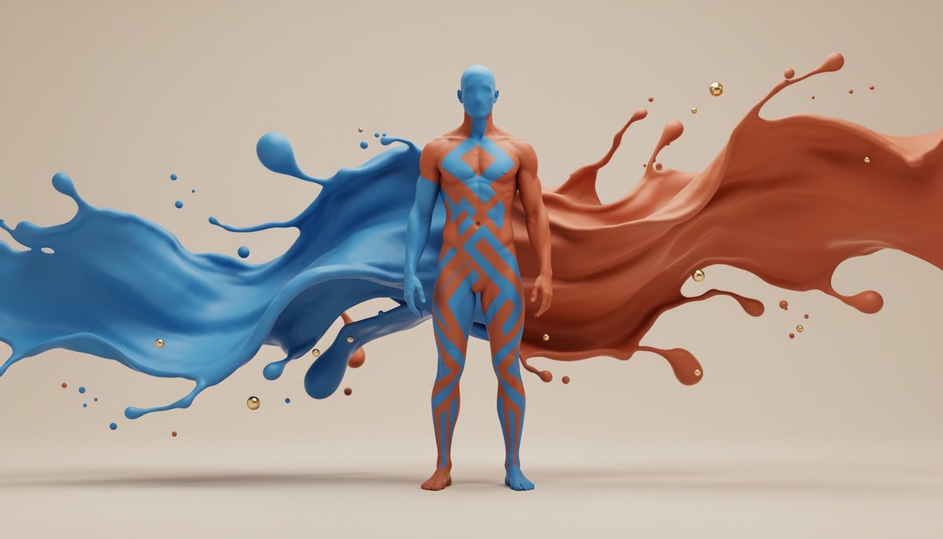 Free Dynamic Body Art Photo - Art, Abstract, 3d | Download at StockCake