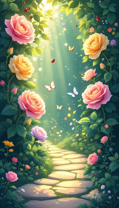Free Enchanted Rose Journey Image - Roses, Whimsical, Magical ...