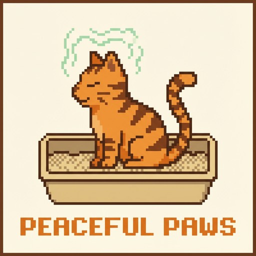 Free Peaceful Pixel Kitty Image - Pixel, Art, Cat | Download at StockCake