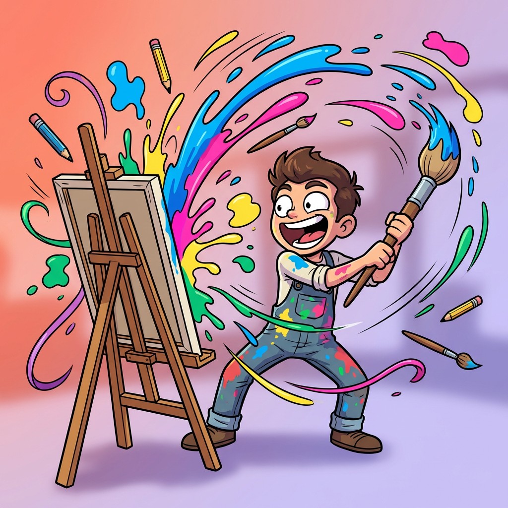 Free Creative Joy Unleashed Image - Artist, Cartoon, Illustration ...